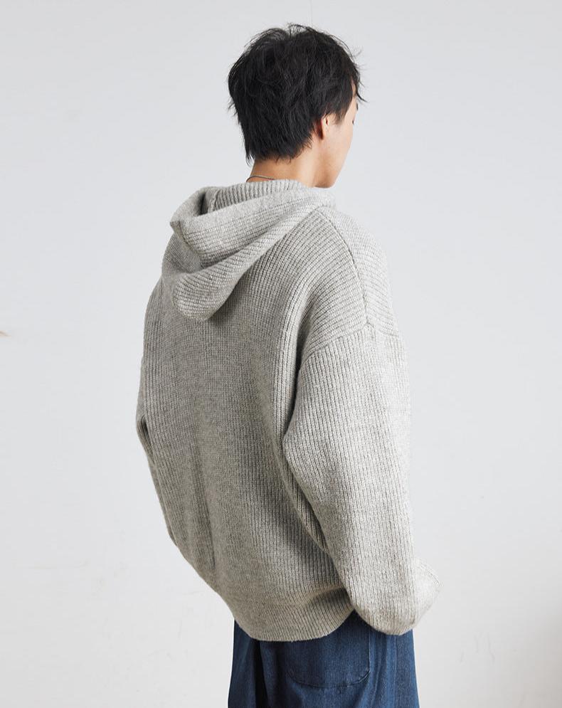 Knitted Zip Hoodie