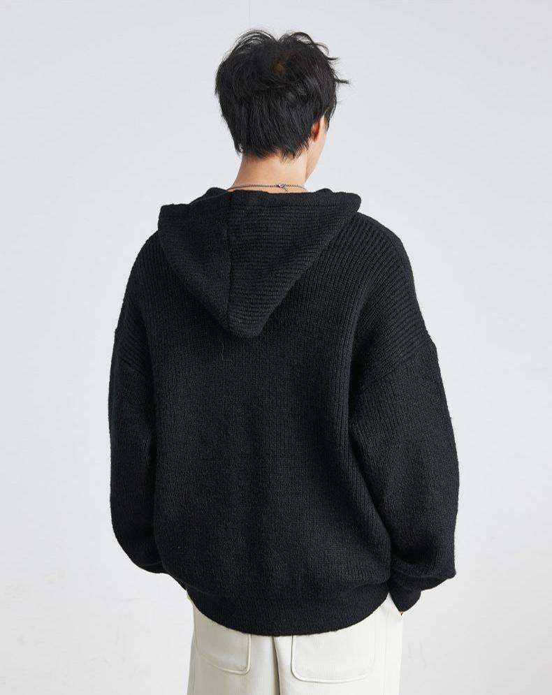 Knitted Zip Hoodie