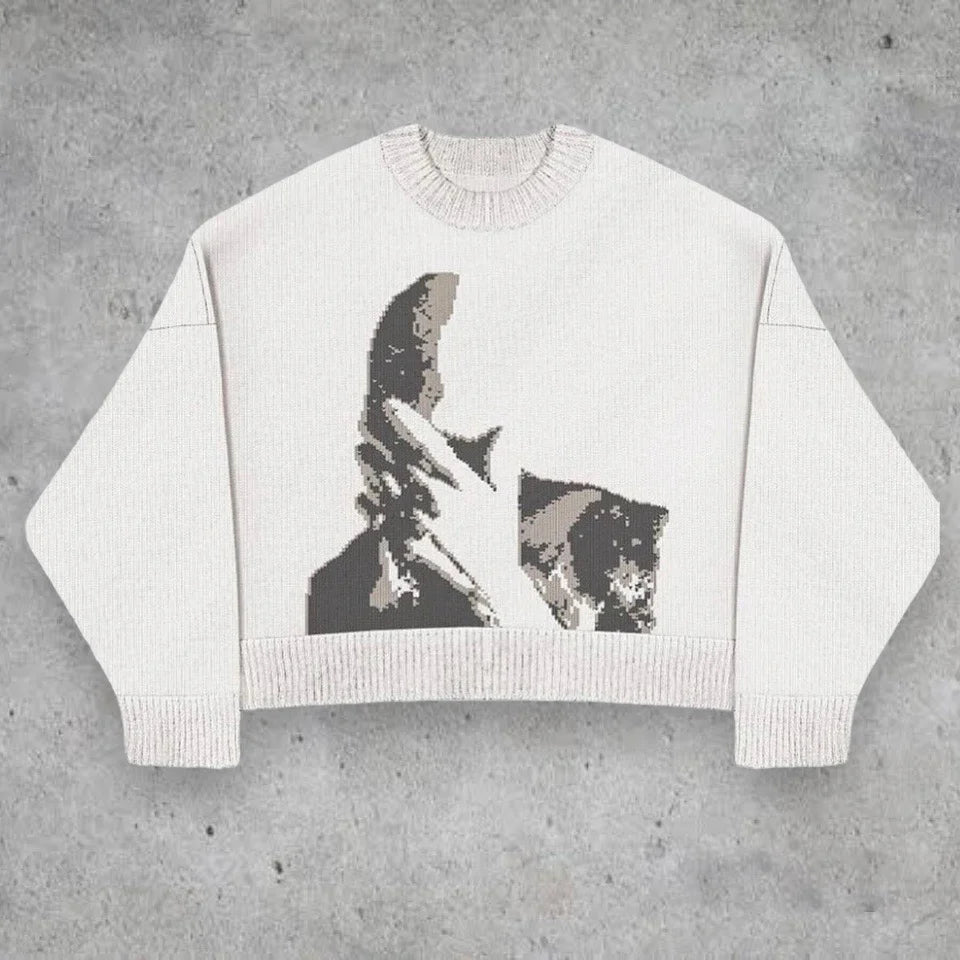 Hidden Face Knit Sweater Frank Ocean