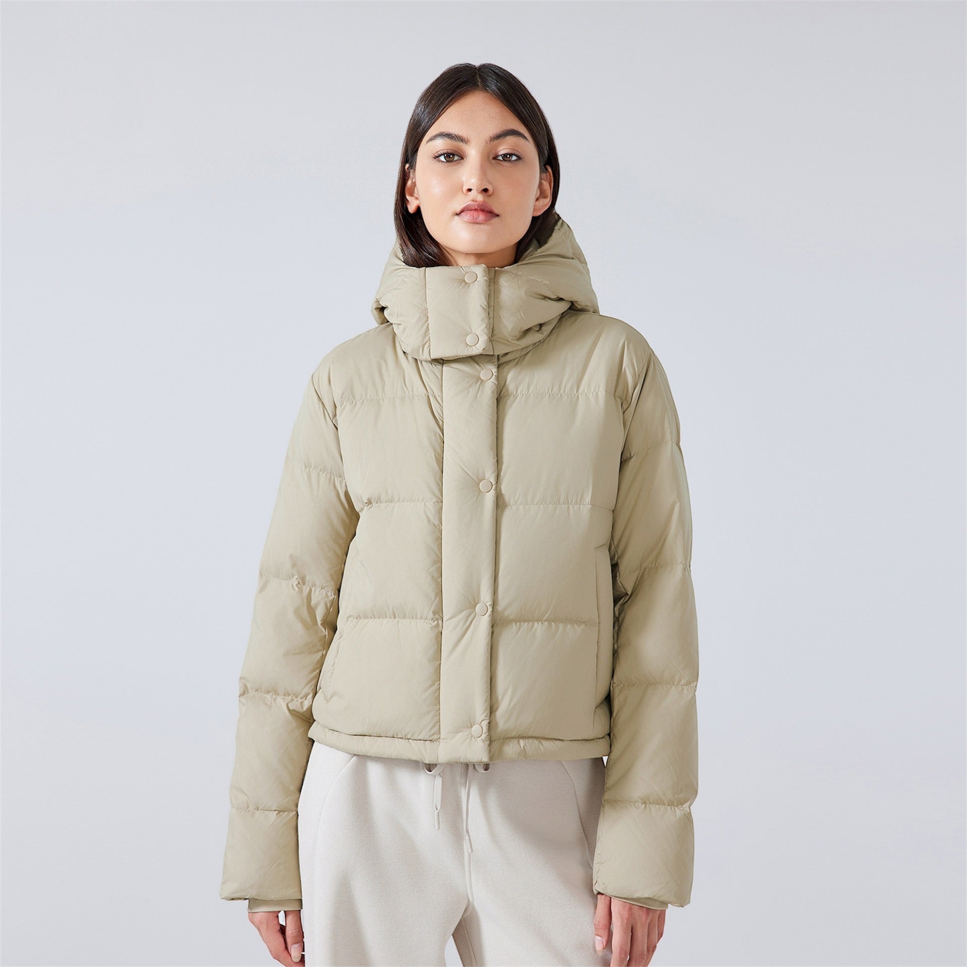 Relaxed Casual Puffer Down Jacket