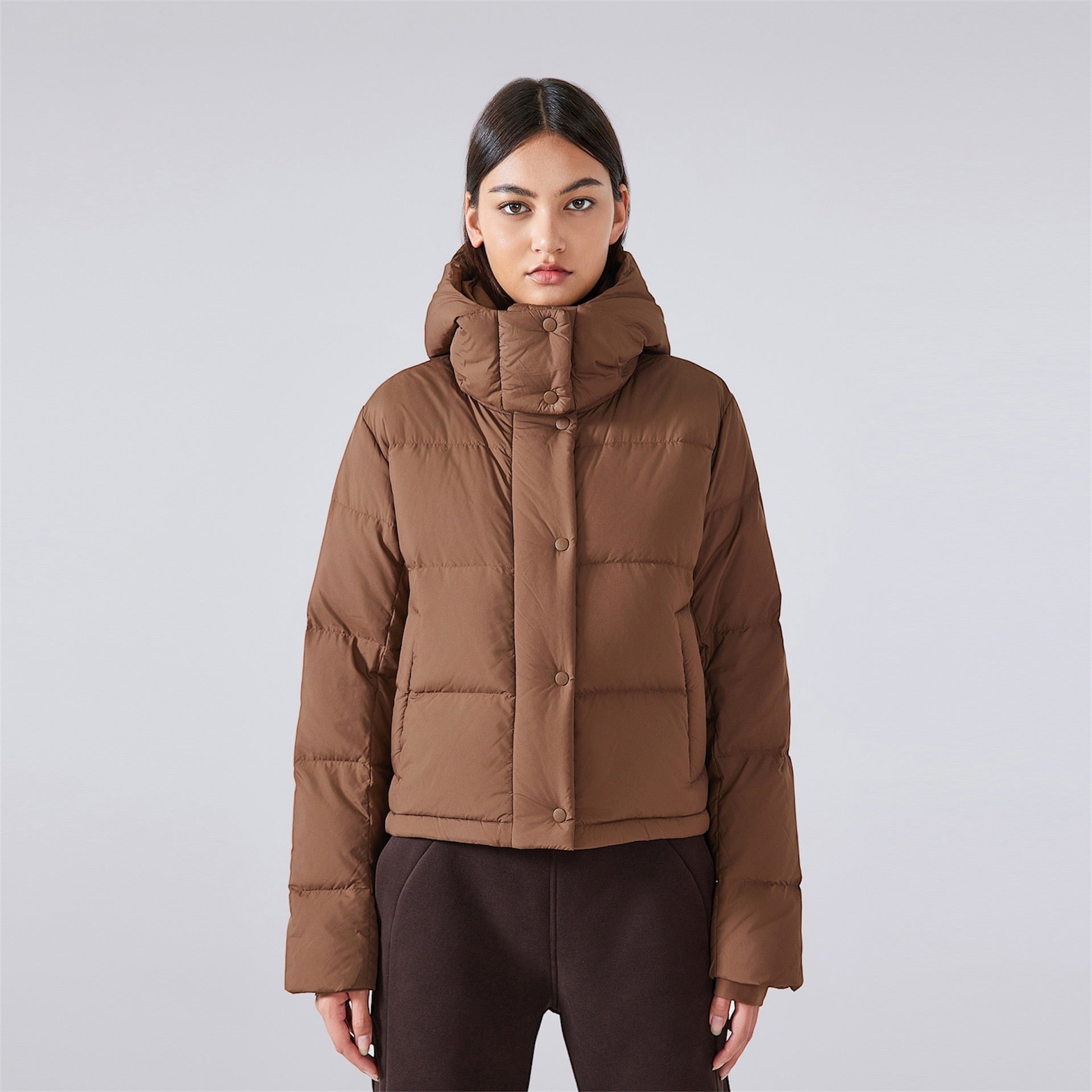 Relaxed Casual Puffer Down Jacket