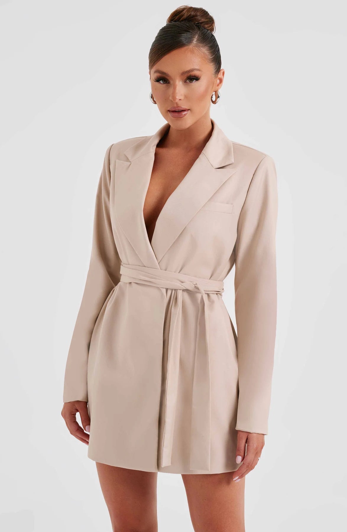 Heather Suit Dress - Beige